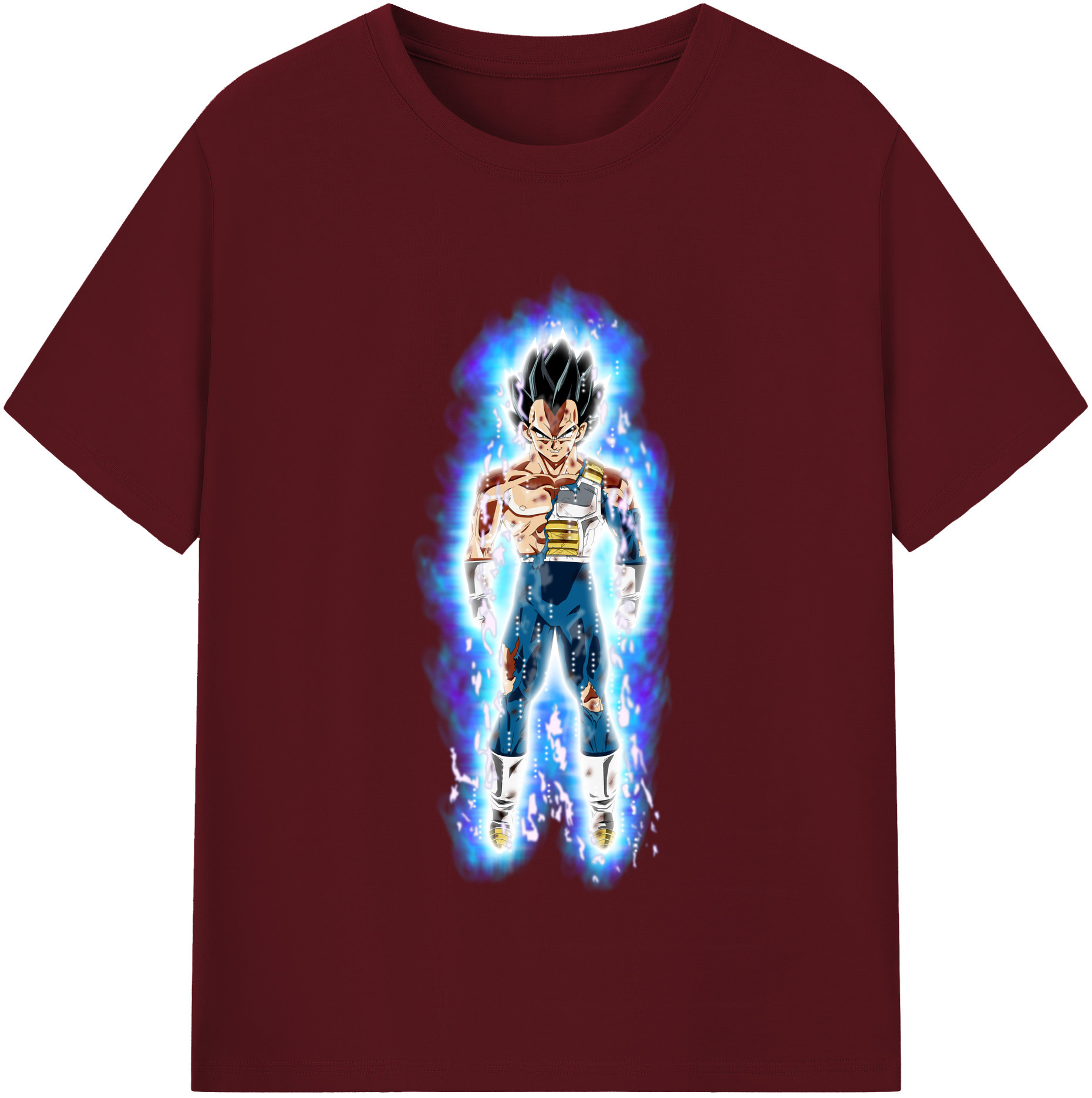（画像用） ドラゴンボール ベジータ四世（Bejīta Yonsei）DRAGON BALL Vegeta IV 綿100％半袖Tシャツ（フロントプリント）